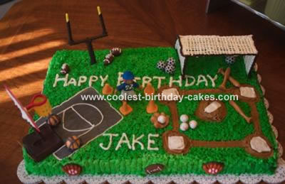 Sports Birthday Cakes on Sports Cake 1 21334848 Jpg