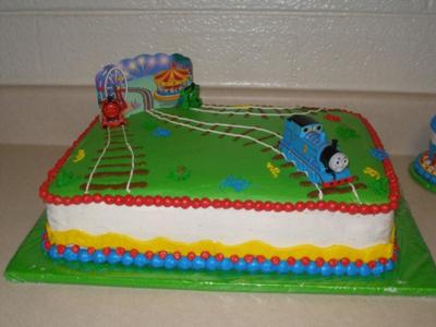 Thomas  Train Birthday Cakes on Thomas The Train Cake