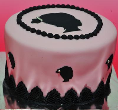 Toddler Silhouette Birthday Cake. by niken (Jakarta, Indonesia). silhouette 