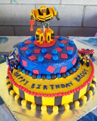 Transformer Birthday Cake on Transformers Cake