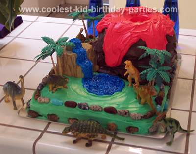 Dinosaur Birthday Cake