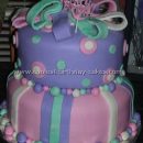 Gift Box Happy Birthday Cake