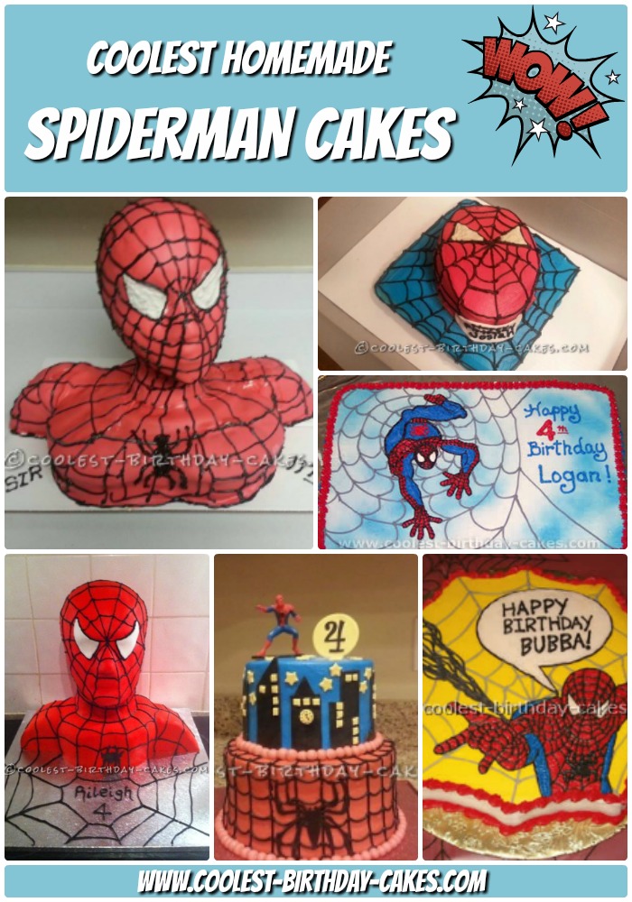 12+ Cool Homemade Spiderman Cake Ideas | Coolest Birthday Cakes