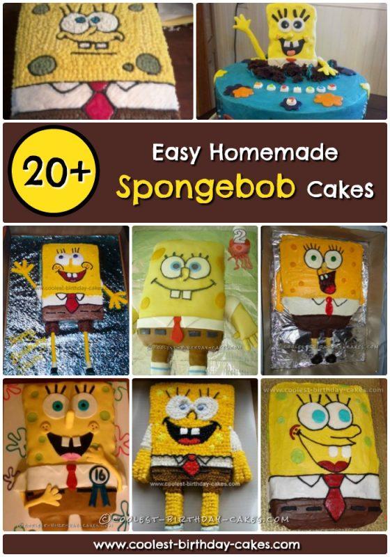 Spongebob Cake Collage