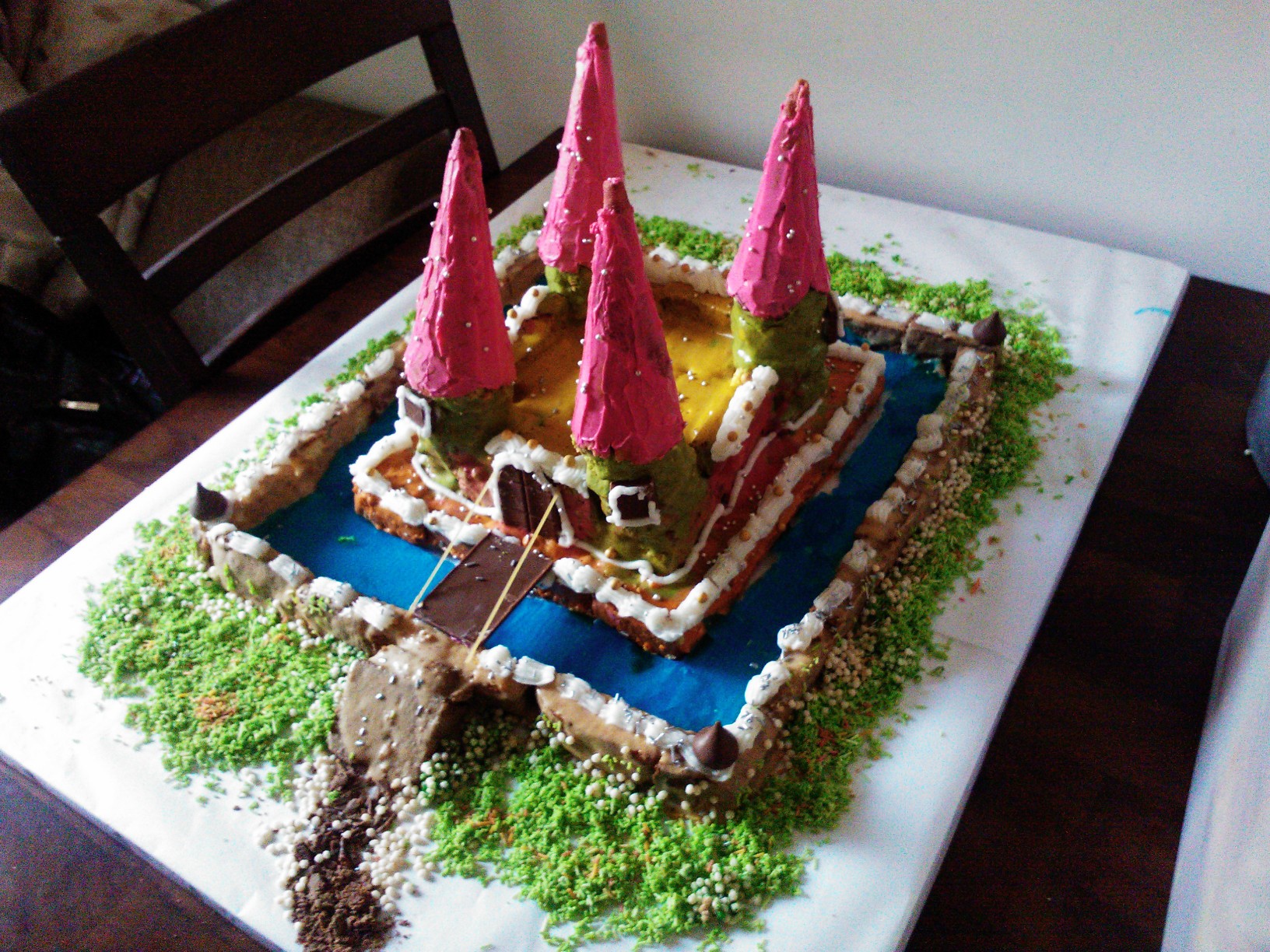Cool Castle Cake for my Daughter's 6th Birthday