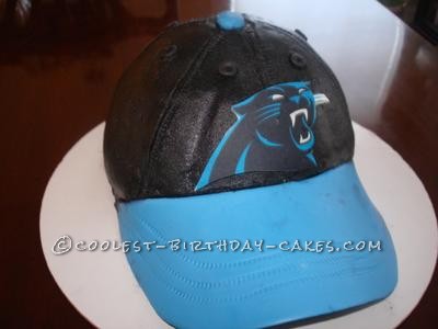 Coolest Carolina Panther Baseball Cap Cake
