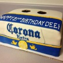 Coolest Corona Beer Box Cake