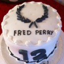 Coolest Fred Perry Logo Cake
