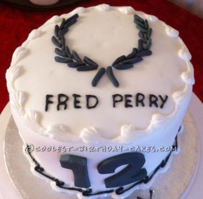 Coolest Fred Perry Logo Cake