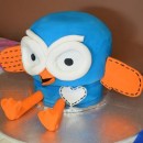 Coolest Hoot The Owl 1st Birthday Cake