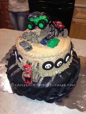 Coolest Monster Truck Birthday Cake
