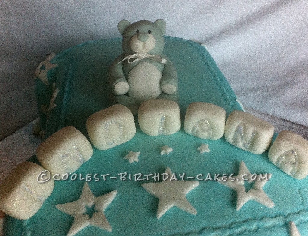 Coolest Number 1 with Teddy Bear Birthday Cake