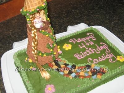 Coolest Rapunzel Birthday Cake