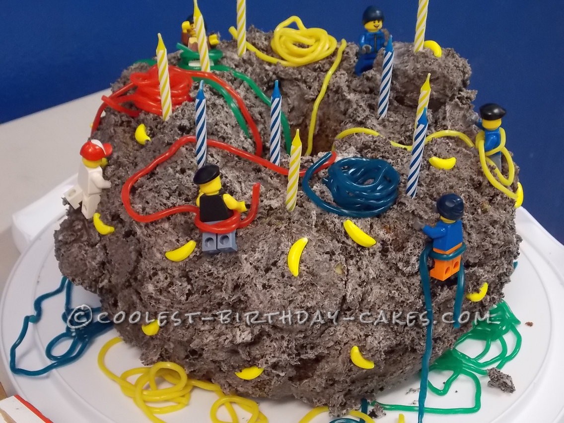 Coolest Rock Climbing Cake for a 10 Year Old Boy