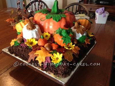 Fall Pumpkins Cake