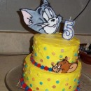 Coolest Tom and Jerry Birthday Cake