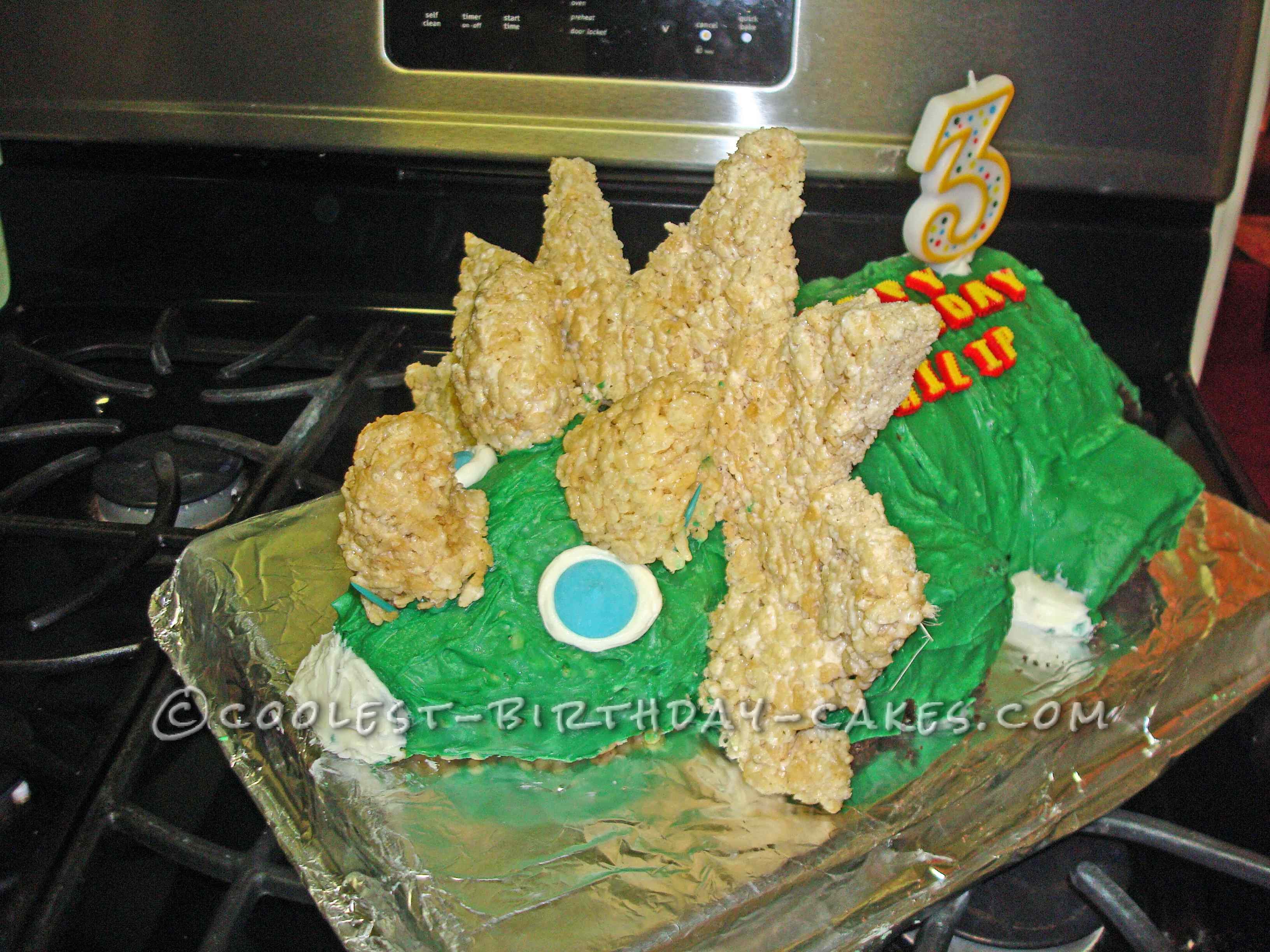 Coolest Stegosaurus Dinosaur Cake