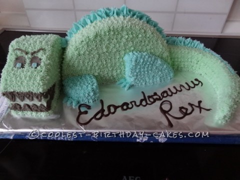 Edoardosaurus-Rex Dinosaur Cake!