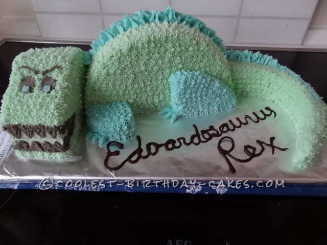 Edoardosaurus-Rex Dinosaur Cake!