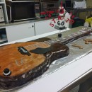 Awesome Full-Sized Guitar Cake