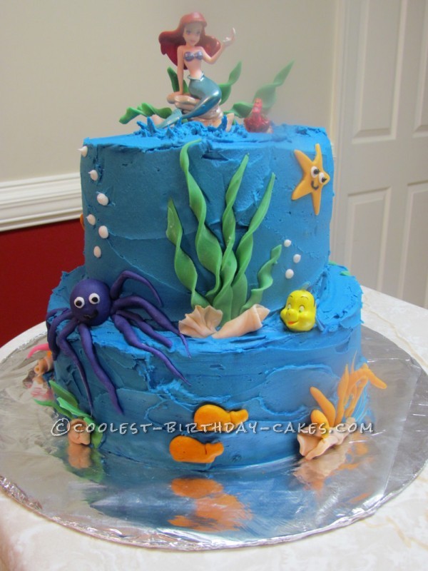 Coolest Homemade Under The Sea Scene Cakes