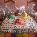 Must-Have M&M Cake for a 2nd Birthday
