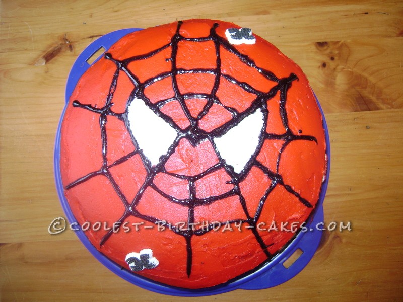 Easy Spiderman Birthday Cake