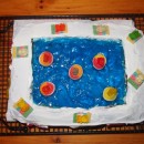 Cool Swimming Pool Cake
