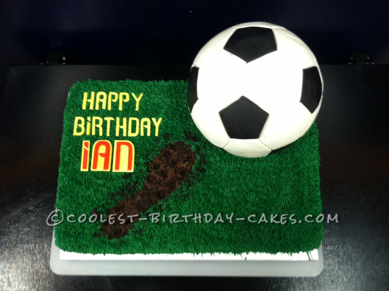 The Coolest Soccer Cake Ever