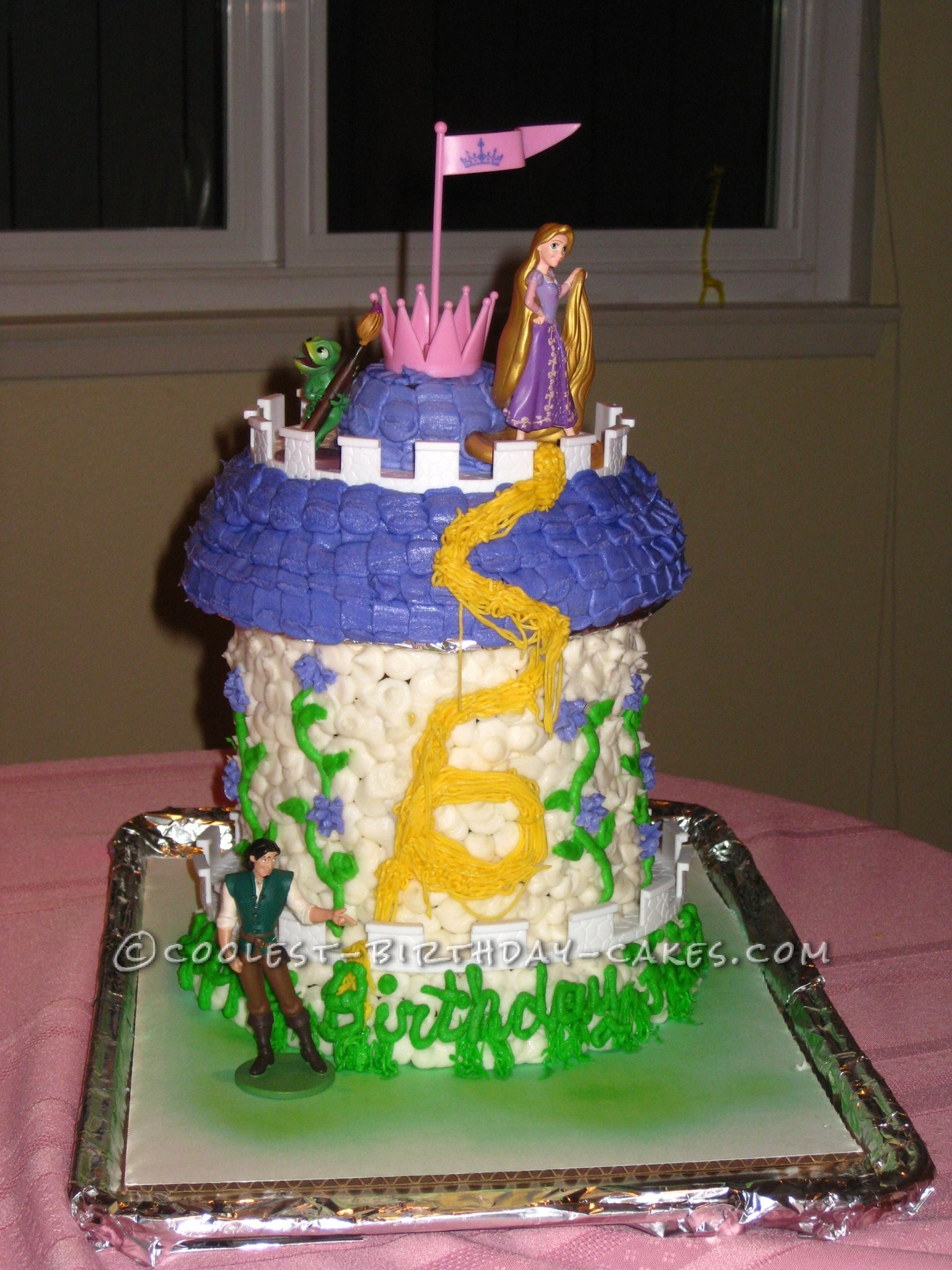 Coolest Rapunzel Birthday Cake