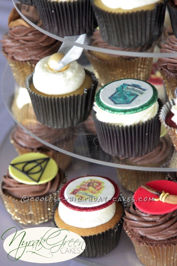 21st Birthday Harry Potter Cupcake Tower