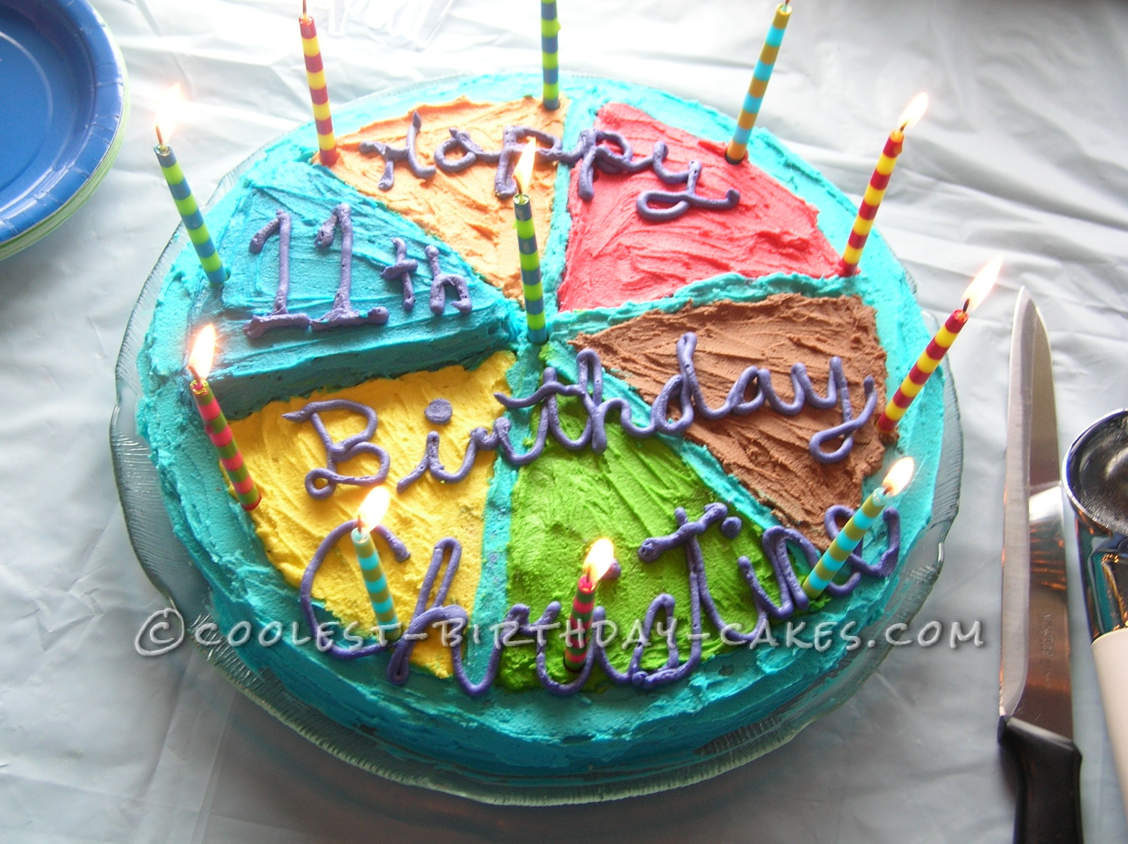 Cool Trivial Pursuit Birthday Cake
