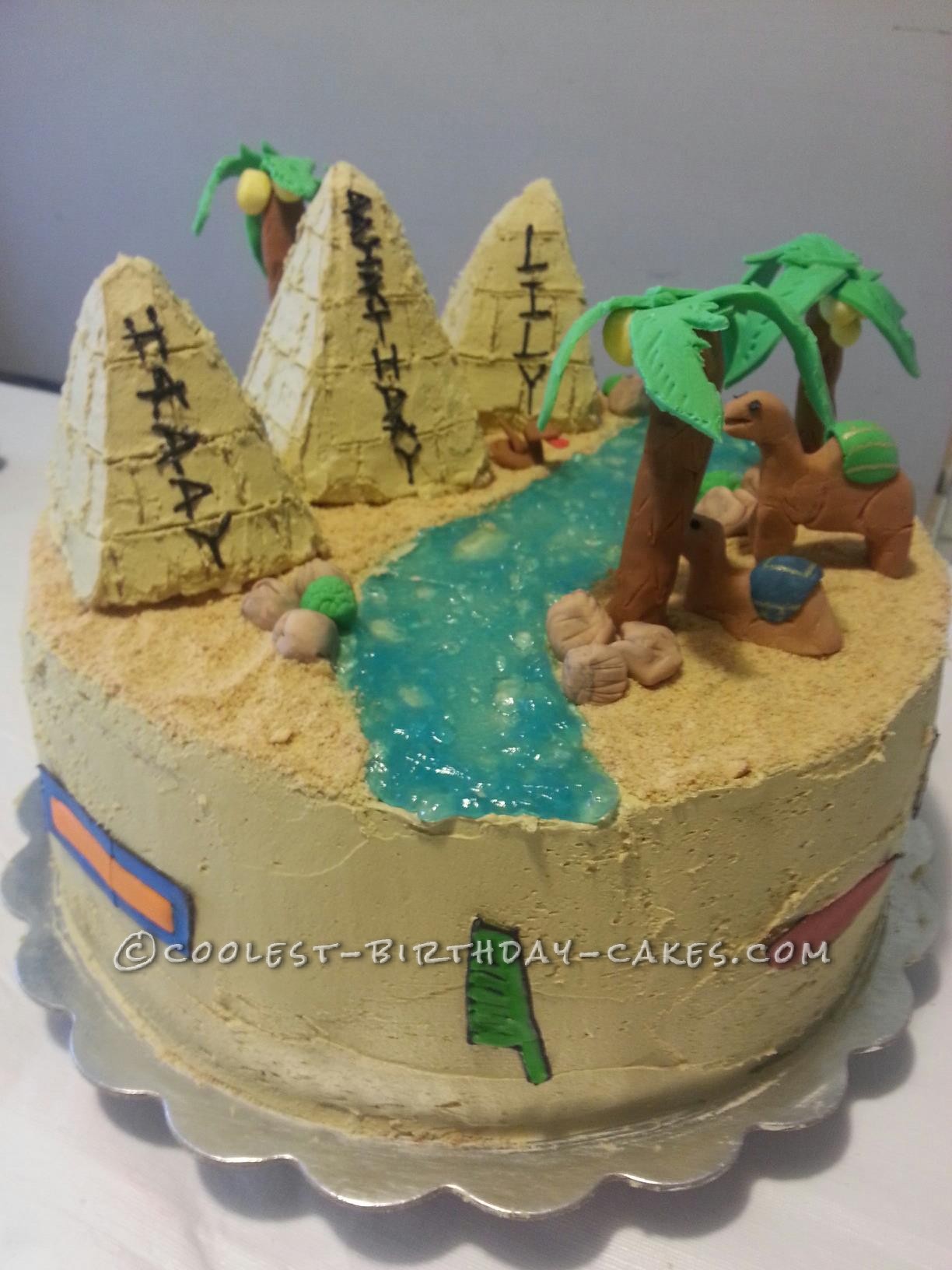 Ancient Egypt and Elmo collide for a Double Birthday Cake Bash