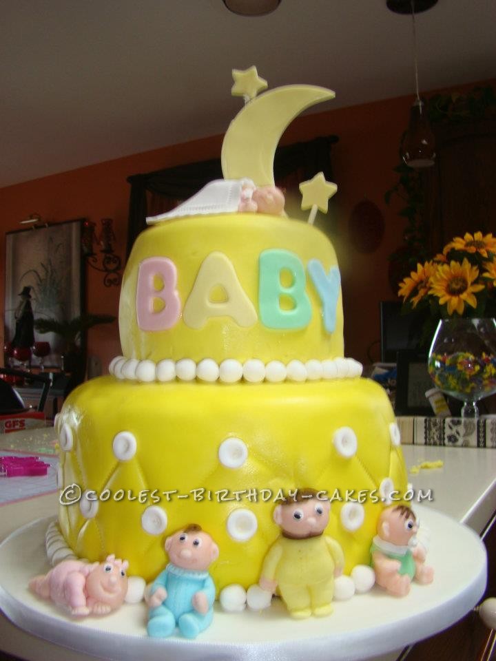 Cool Homemade Baby Shower Cake