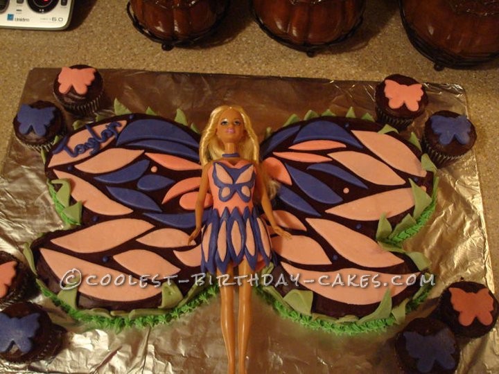 Cool Barbie Mariposa Cake