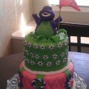Coolest Barney Birthday Cake
