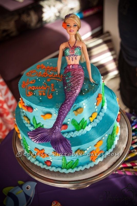 Beautiful Mermaid Cake for my Little Mermaid