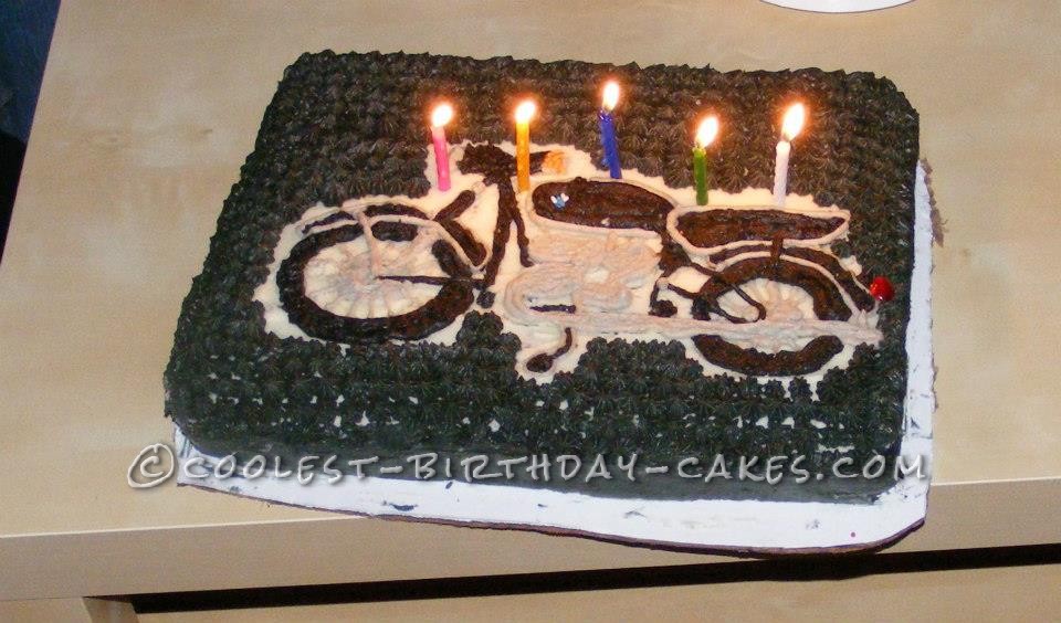 Cool BMW R69S Birthday Cake