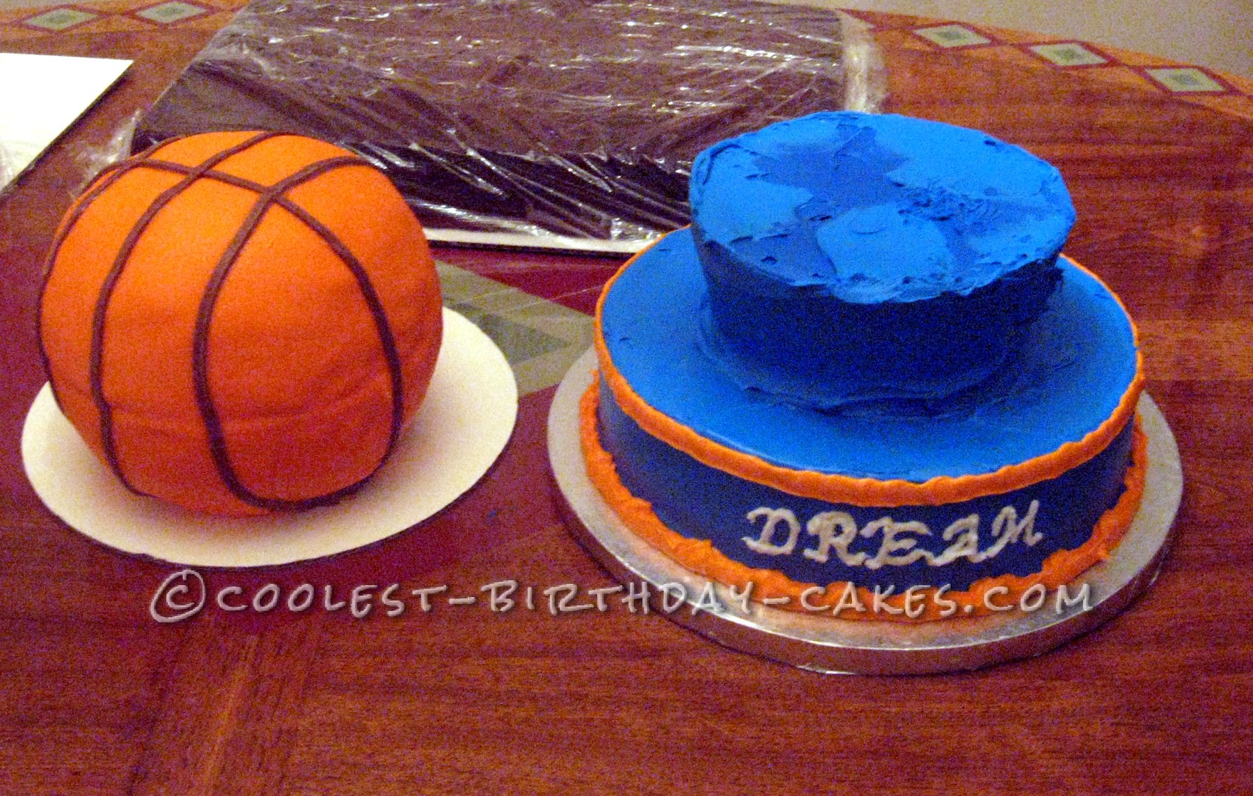 Awesome MVP Basketball Birthday Cake