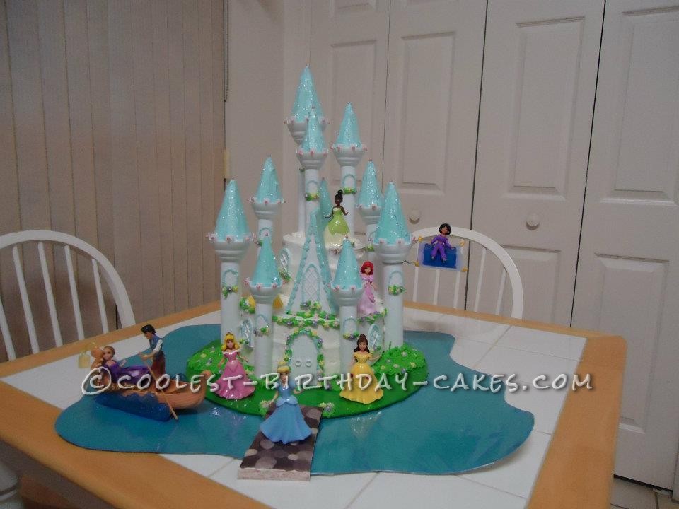 Breathtaking Disney Princess Castle Cake