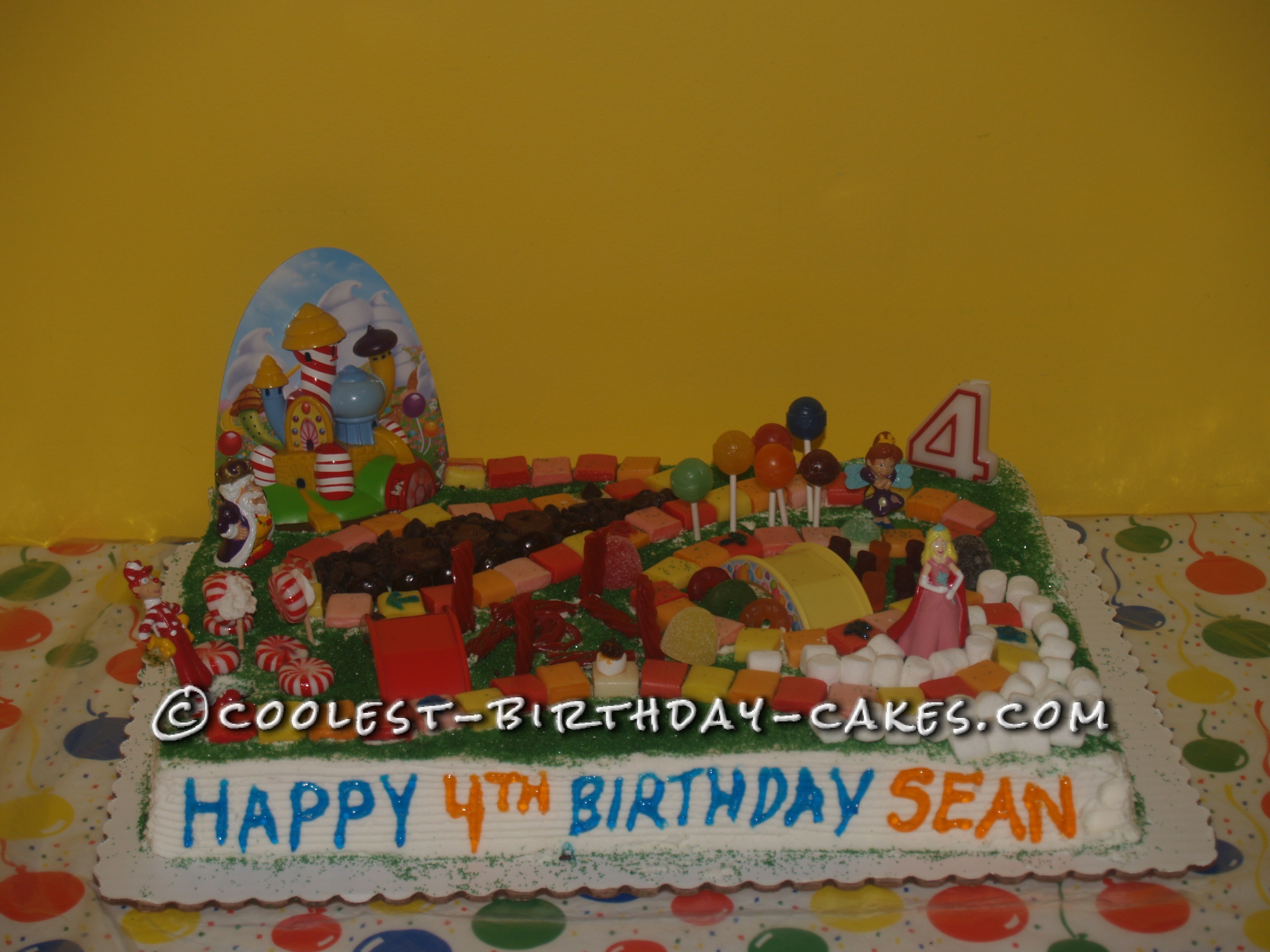 Coolest Candyland Birthday Cake