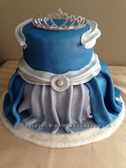 Coolest Cinderella's Gown Birthday Cake