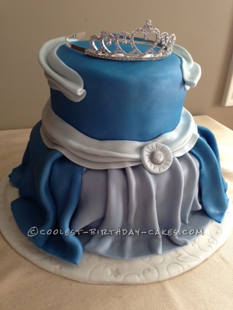 Coolest Cinderella's Gown Birthday Cake