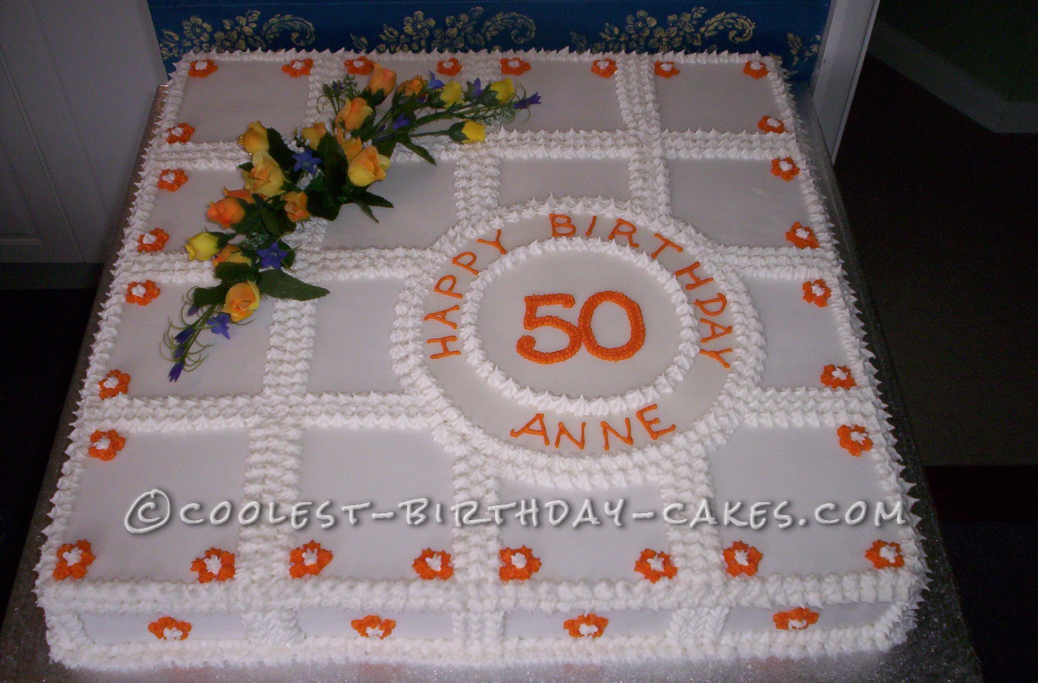 Coolest 50th Birthday Cake