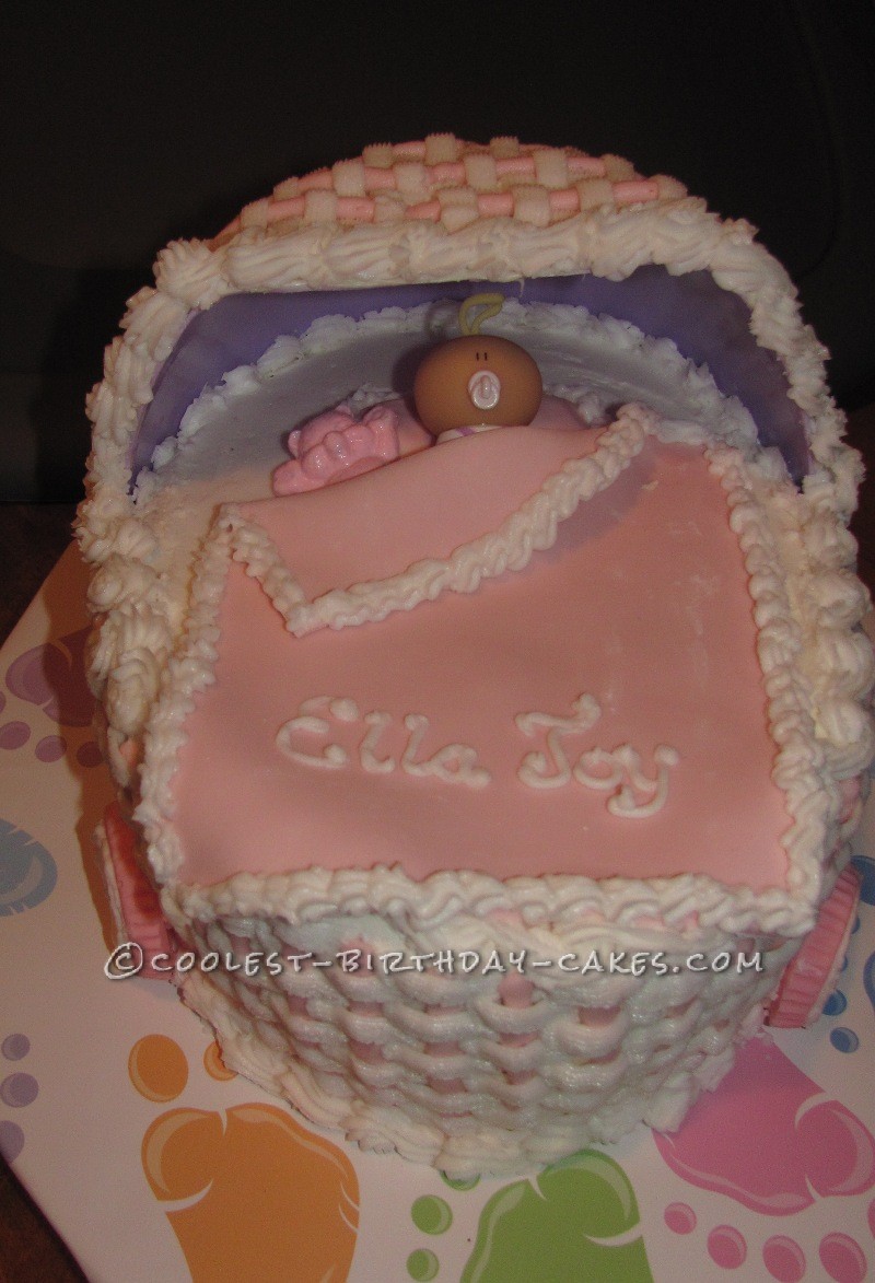 Coolest Baby Ella Carriage Cake