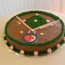 Coolest Baseball Field Cake