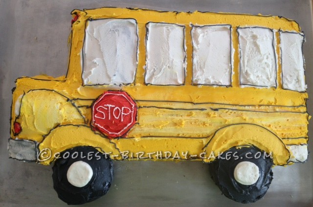 Coolest Bus Cake Celebrating An Unexpected Double Birthday!
