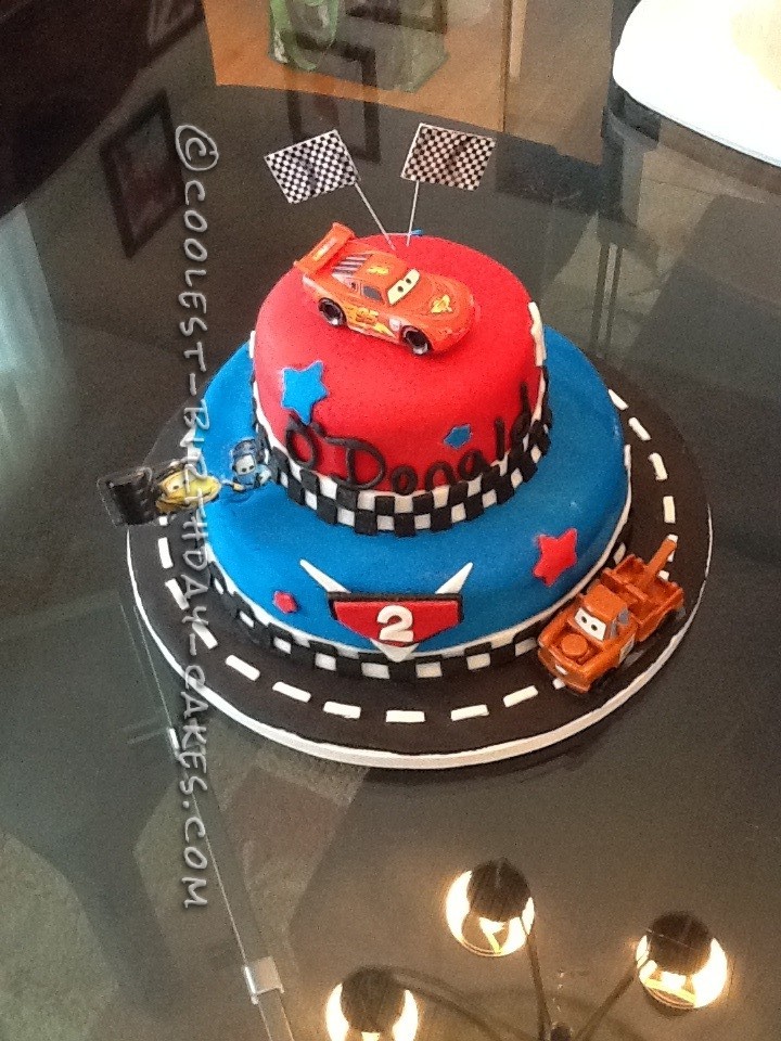 Coolest Cars 2 Cake for a 2-Year-Old Boy