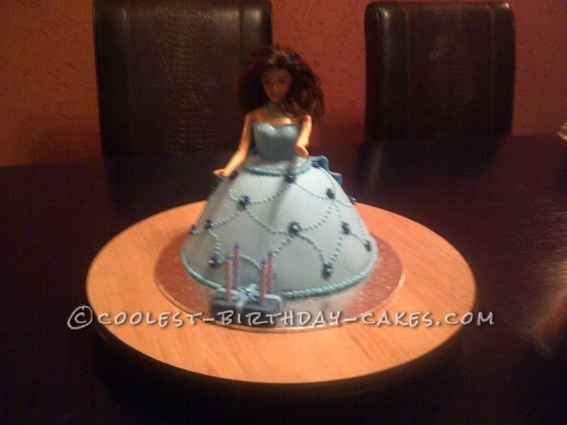 Coolest Doll Cake for My daughters 4th Birthday