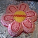 Cool Homemade Flower Cake Using the Wilton Cake Pan
